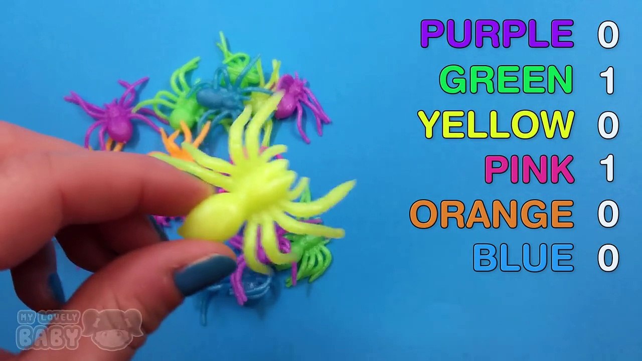 Learn Colours and Counting Surprise Egg Word Jumble! Spider-Man Surprise Egg Toys For Kids