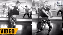 Hina Khan Dance Rehearsals For Holi 2017