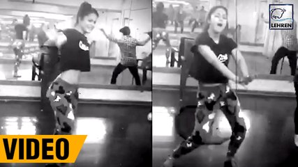 Hina Khan Dance Rehearsals For Holi 2017
