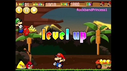 Super Mario Games Online - Mario Vs Angry Birds - Play Kids Games
