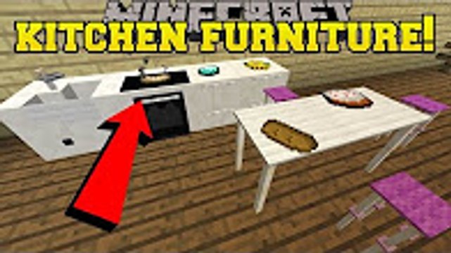 PAT AND JEN PopularMMOs Minecraft: 5 PIECES OF EPIC KITCHEN FURNITURE!!! - Custom Command