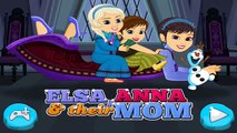 Frozen Elsa y la princesa Ana de juegos para los niños a Disney de Pascua