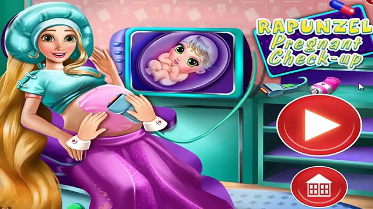 Disney Princess Elsa Anna Ariel Rapunzel Belle & Barbie Pregnant Dress Up Games Compilatio