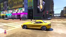 Los colores de Mercedes Benz y Nuevo Estilo Spaderman Mega Smash Parte Rimas infantiles y Canciones para Chi