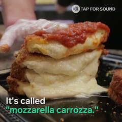 Fried Grill mozzarella cheese