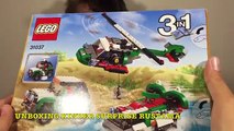 Лего Креатор 3в1 Джип,Лодка,Вертолет Распаковка Unboxing Lego Creator 3in1 Car,Boat,Helicopter