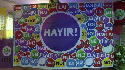 An Bord der "Nein"-Kampagne zum Referendum in der Türkei