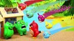 Angry Birds Surprise Egg Slime with Multiplying Bad Piggies and Giant Red Bird with Chuck
