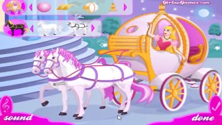Beautiful Ice Princess Glowing Horse Carriage   Barbie Froz