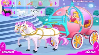 Beautiful Ice Princess Glowing Horse Carriage   Barbie Fro