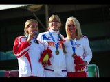 Women's javelin F12 | Victory Ceremony | 2014 IPC Athletics European Championships Swansea
