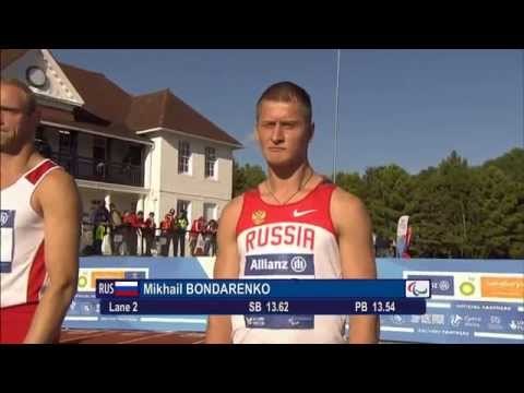 Men's 100m T36 | final | 2014 IPC Athletics European Championships Swansea