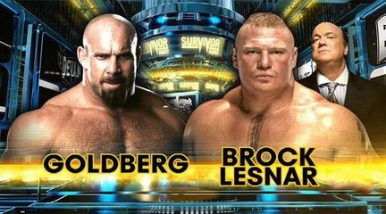 Goldberg vs Brock lesnar | WWE RAW 3/6/17
