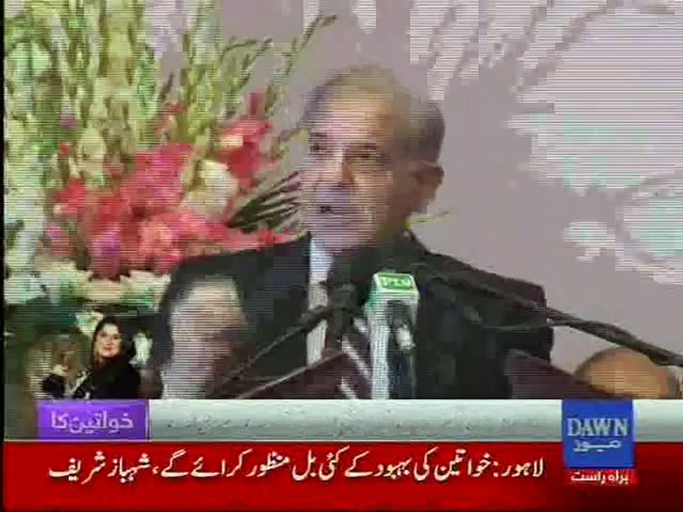 CM Punjab Address at women day