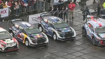 Los autos del WRC llegan a la Ciudad de México