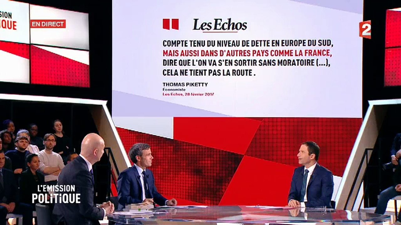 Le ton est monté entre Benoit Hamon et François Lenglet hier soir sur France 2 - Regardez