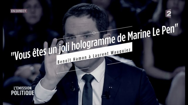 Benoît Hamon à Laurent Wauquiez : Vous êtes un joli hologramme de Marine Le Pen