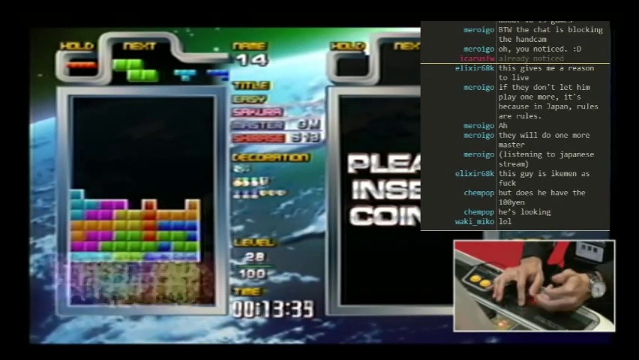 Tetris joué par le champion du monde... Tellement rapide !!