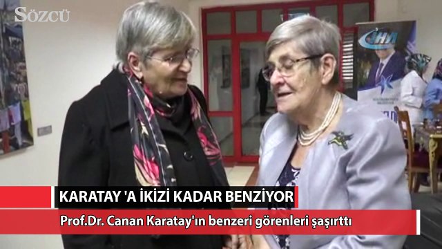 Canan Karatay benzerini görünce şok oldu