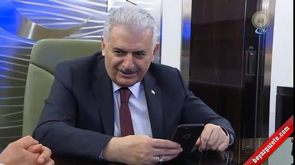 Başbakan Yıldırım uçakta kız istedi