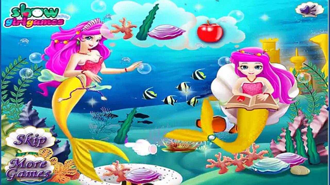 Ariel Mermaid Vs Human Princess - Cartoon Video Game For Girls