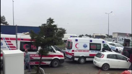 Büyükçekmece'de Helikopter Düştü (1)