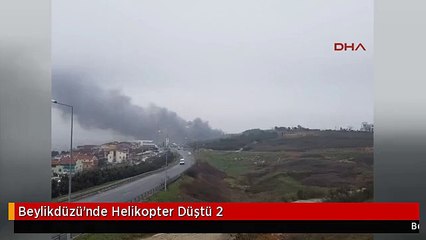 Beylikdüzü'nde Helikopter Düştü 2