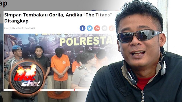 Terjerat Narkoba, Andika The Titans Terancam 12 Tahun Penjara - Hot Shot 10 Maret 2017
