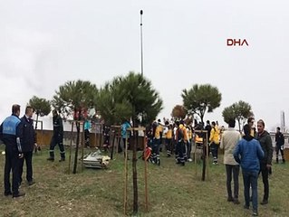 Beylikdüzü'nde helikopter düştü I