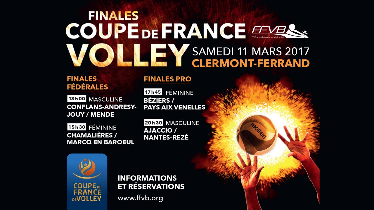 LIVE - Coupe de France Volley - Finales Fédérales