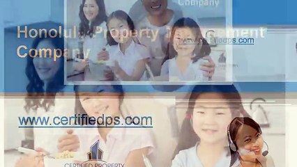 Honolulu Property Management Company - www.certifiedps.com