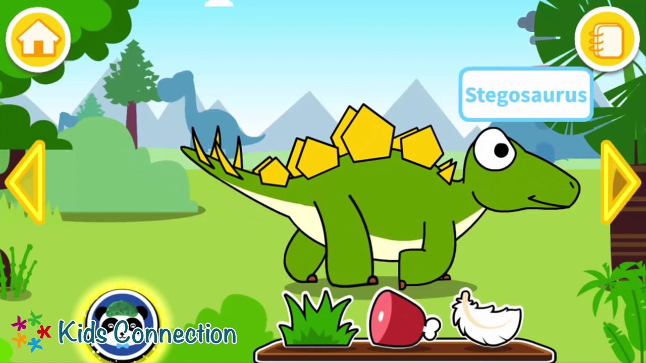 Baby Panda Dinosaur Jurassic World | Kids Learn About Dinosaurs | Babybus Kids Games