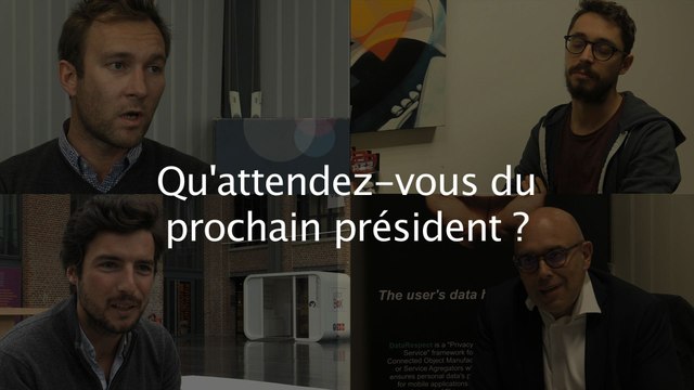Présidentielle: des startupers lillois disent leurs attentes
