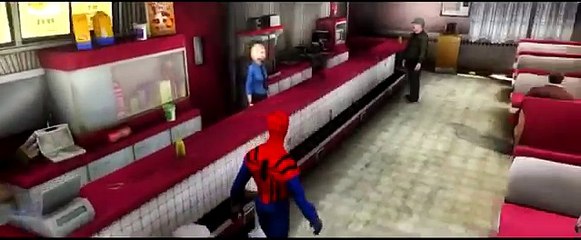 Spiderman Police vs Joker Car Race to Help McQueen in Spiderman Cartoon