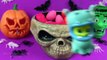 Happy Halloween 30 Play-Doh Surprise Eggs Opening Hello Kitty Strawberry Shortcake PartyAnimals Toys