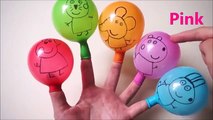 Five Hello Kittys Finger Song, Learn colors wet Balloons Compilation | TOP Children Nurser