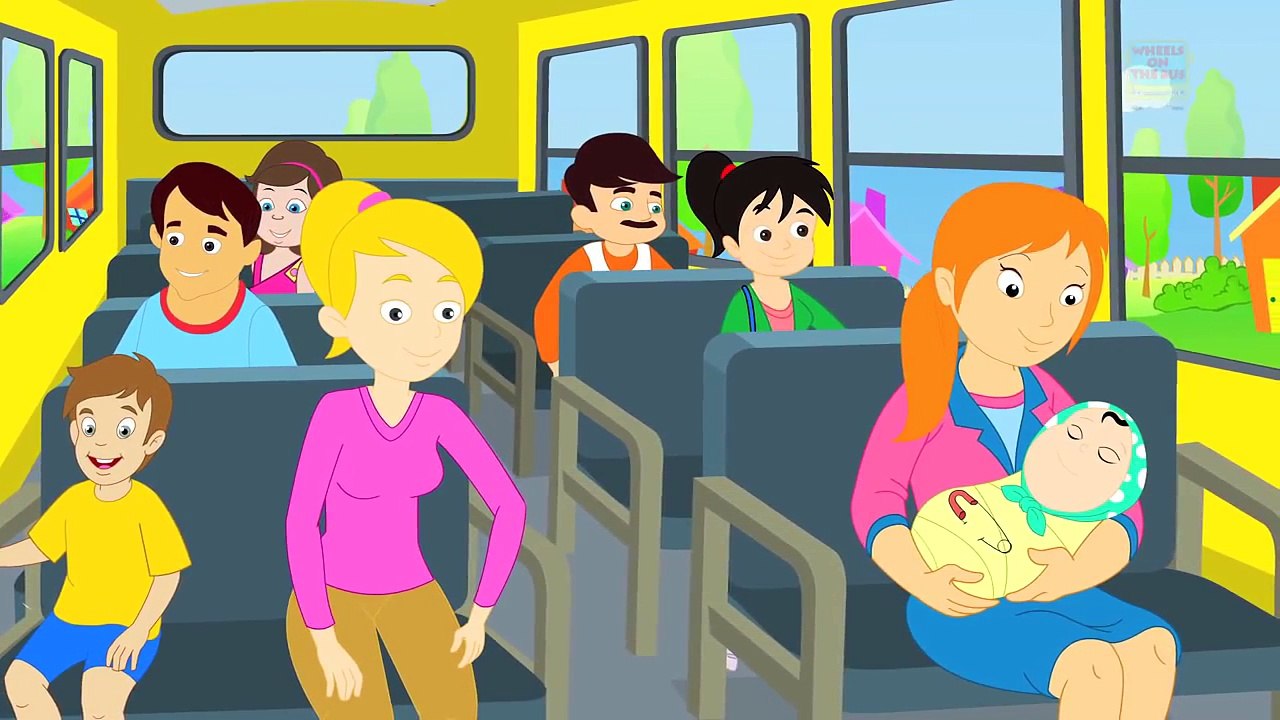 Wheels on the Bus Go Round and Round - Popular Childrens Song - Kids Song by The Learning