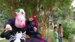 Spiderman Peppa Pig SAW T-Rex Venom Joker Hulk Superheroes Fun Dinosaur Attack Movies Acti
