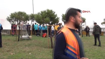 Beylikdüzü'nde Helikopter Düştü