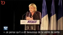 Présidentielle : Marine Le Pen tance de nouveau « la gauche du fric et la droite du fric »