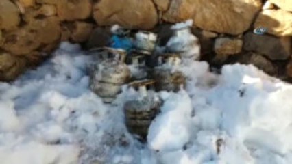 Viran Evde Eyp ve Yaşamsal Malzemeler Ele Geçirildi