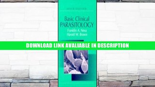 Free PDF Basic Clinical Parasitology By Franklin A. Neva