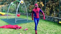 Человек-паук против Железного человека НЕРФ эпические бои супергероев фильмов в реальной жизни
