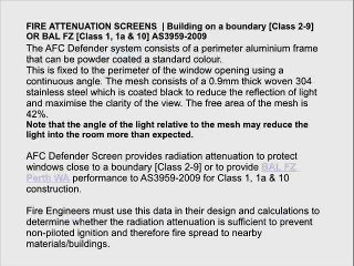 Fire Rated Screens