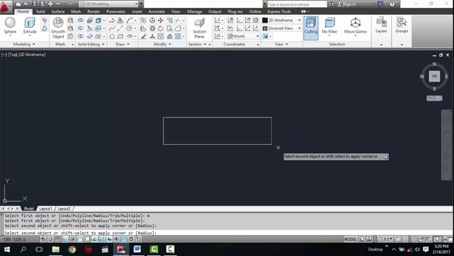 AutoCad Tutorial 2017 How to use autocad 2017 by Ball bearing 3D