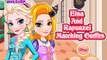 Elsa Y Rapunzel Coincidencia de Looks de Maquillaje y Juegos de Vestir Para Niñas