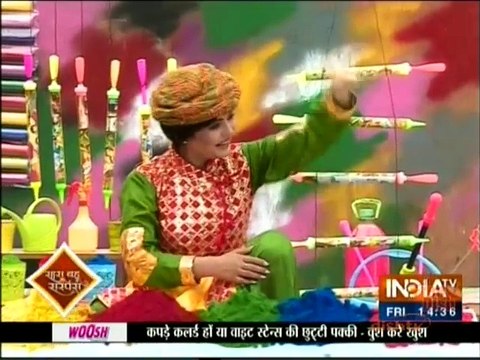 Bhabi Ji Ghar Par Hai ke set par (Anita Bhabhi Bani Foreign Woman)10 March 2017