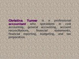 Christina Turner Specializes in Accounting and TAX services
