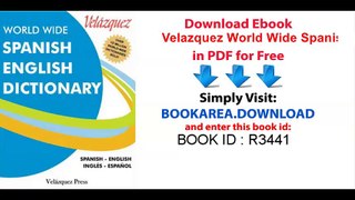 Velazquez World Wide Spanish English Dictionary (Spanish Edition)