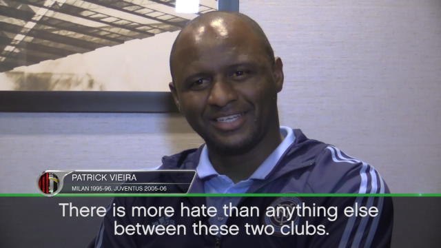Milan-Juve rivalry is great for Serie A - Vieira